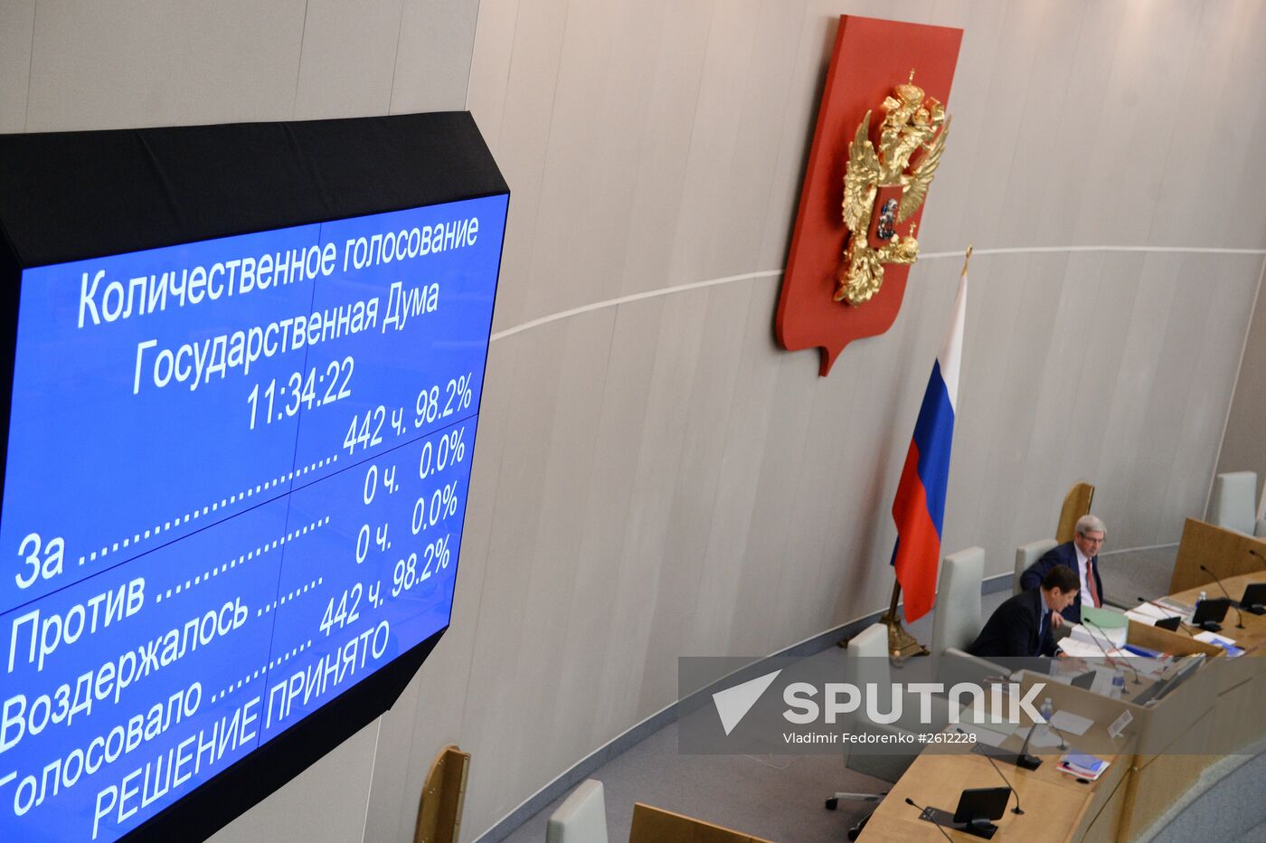 State Duma plenary meeting