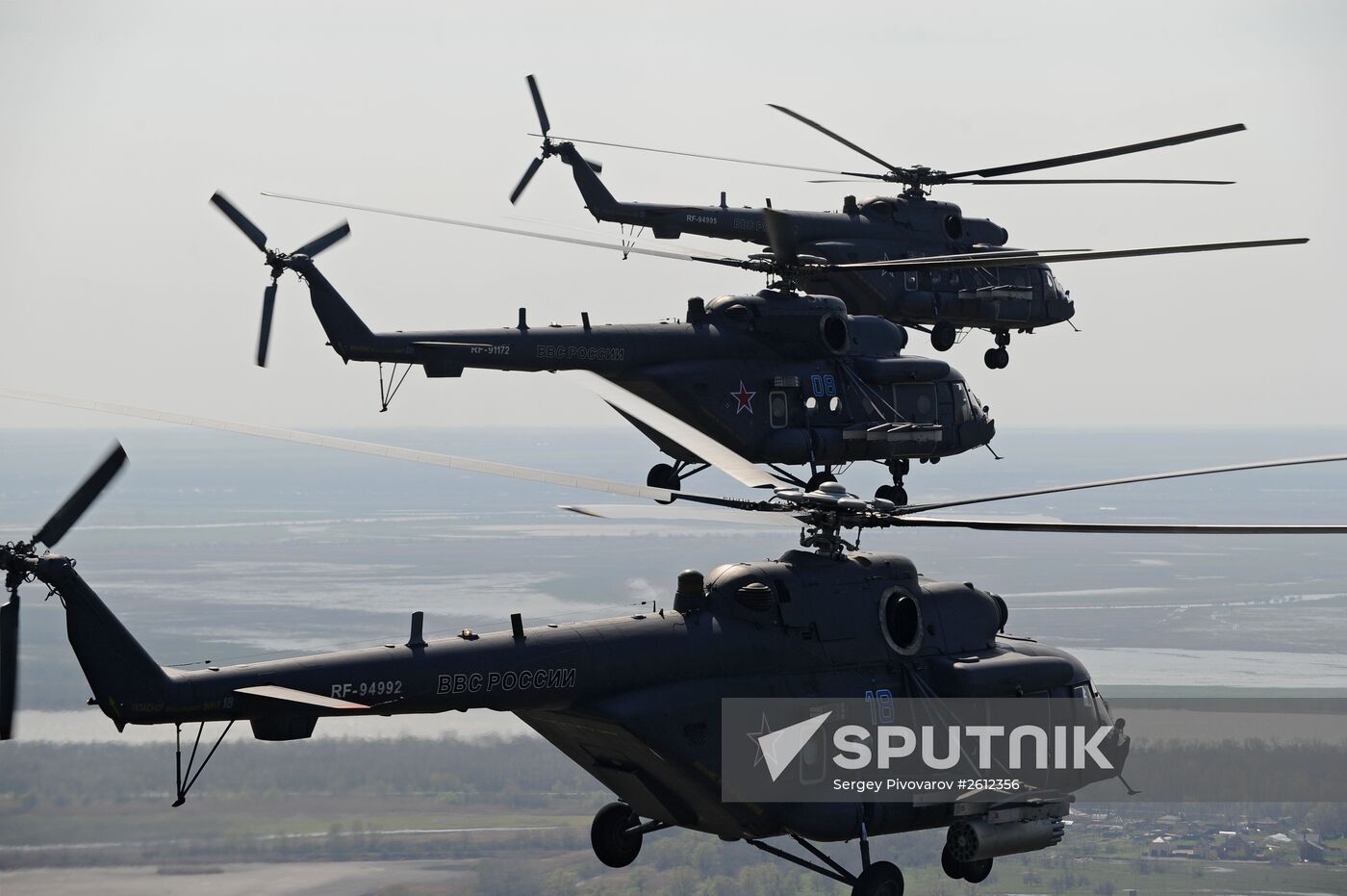 Victory Parade rehearsal in Rostov-on-Don