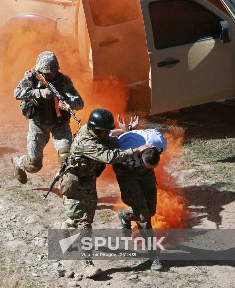 SCO special forces hold military drills in Kyrgyzstan