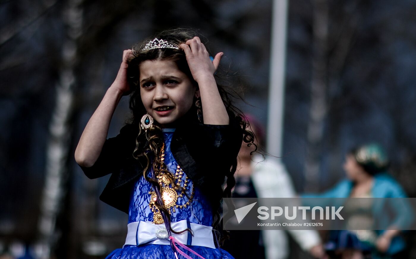 Gypsy wedding in Novgorod Region