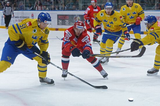 Euro Hockey Tour. Russia vs Sweden