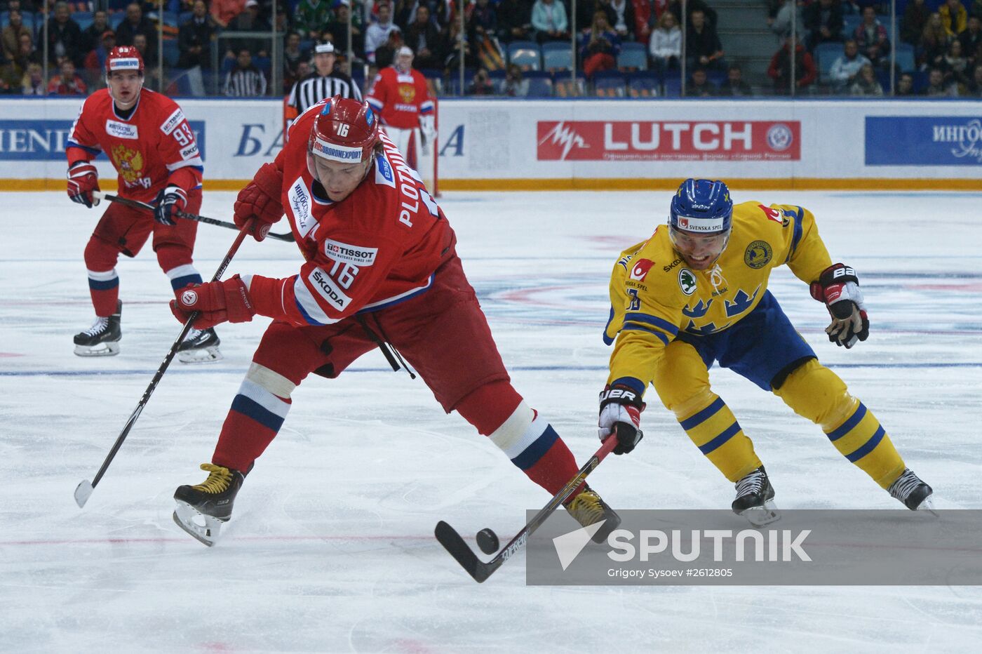 Euro Hockey Tour. Russia vs Sweden