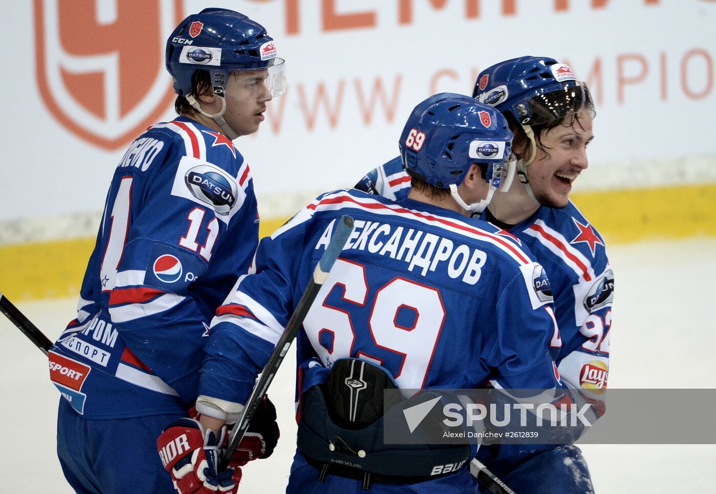 Ice hockey. Junior Hockey League. SKA-1946 vs. Chaika