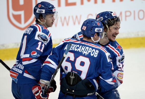 Ice hockey. Junior Hockey League. SKA-1946 vs. Chaika
