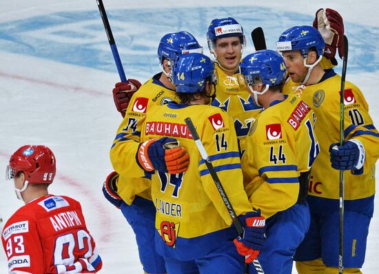 Euro Hockey Tour. Russia vs Sweden