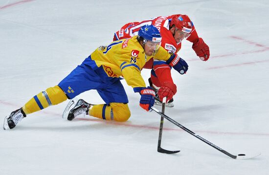 Euro Hockey Tour. Russia vs Sweden