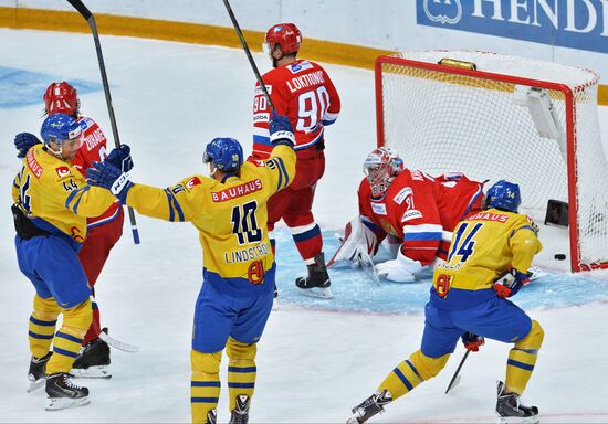 Euro Hockey Tour. Russia vs Sweden