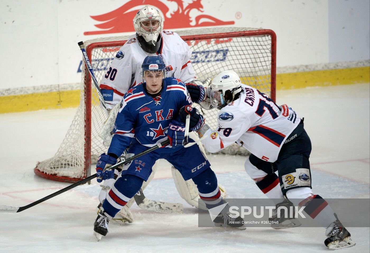 Ice hockey. Junior Hockey League. SKA-1946 vs. Chaika