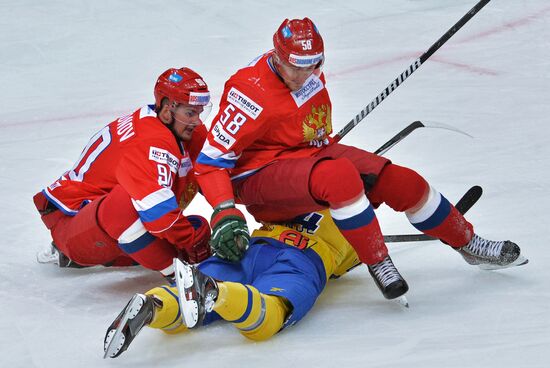 Euro Hockey Tour. Russia vs Sweden