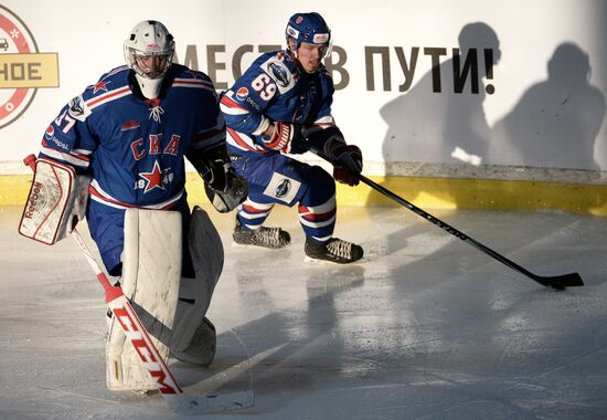 Ice hockey. Junior Hockey League. SKA-1946 vs. Chaika
