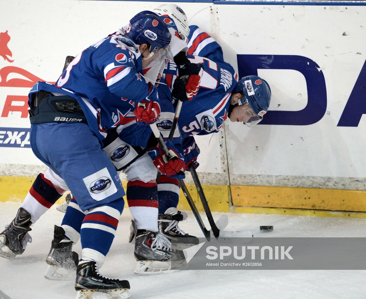 Ice hockey. Junior Hockey League. SKA-1946 vs. Chaika