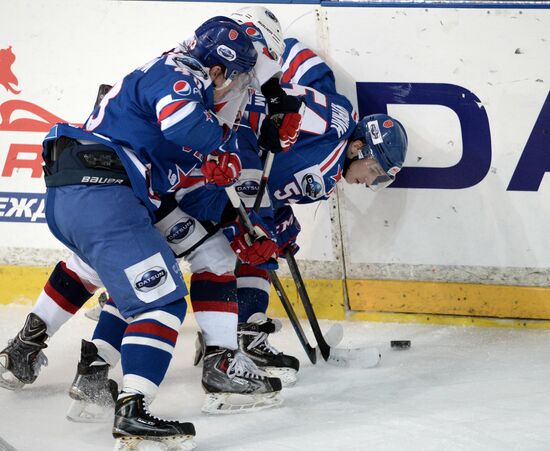 Ice hockey. Junior Hockey League. SKA-1946 vs. Chaika