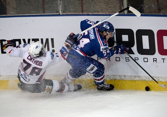 Ice hockey. Junior Hockey League. SKA-1946 vs. Chaika