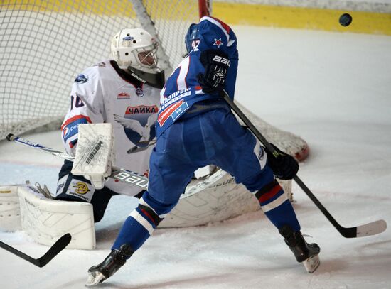 Ice hockey. Junior Hockey League. SKA-1946 vs. Chaika