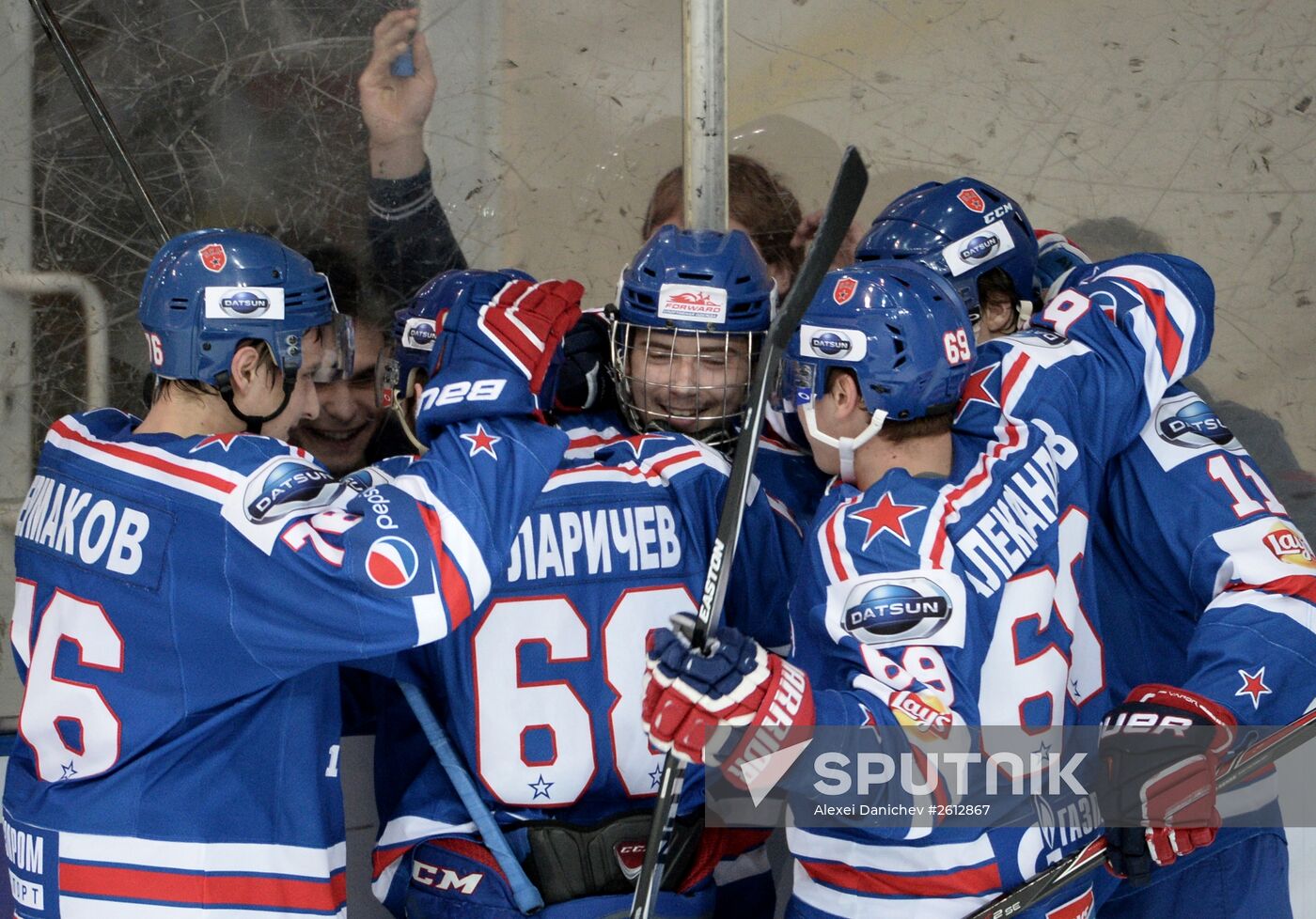 Ice hockey. Junior Hockey League. SKA-1946 vs. Chaika