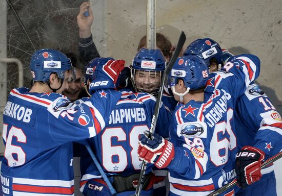 Ice hockey. Junior Hockey League. SKA-1946 vs. Chaika