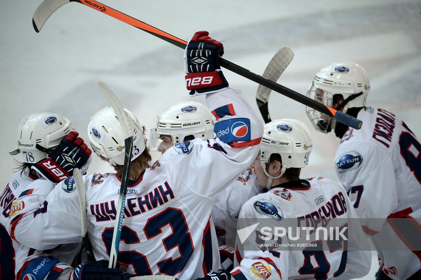 Ice hockey. Junior Hockey League. SKA-1946 vs. Chaika