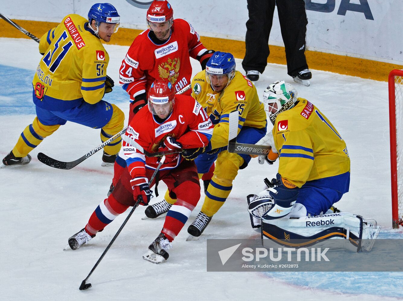 Euro Hockey Tour. Russia vs Sweden