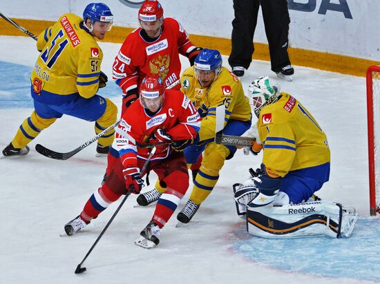 Euro Hockey Tour. Russia vs Sweden