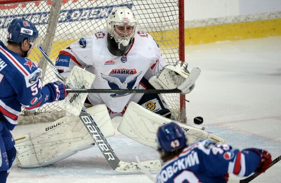 Ice hockey. Junior Hockey League. SKA-1946 vs. Chaika