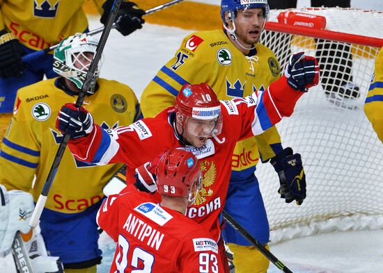 Euro Hockey Tour. Russia vs Sweden