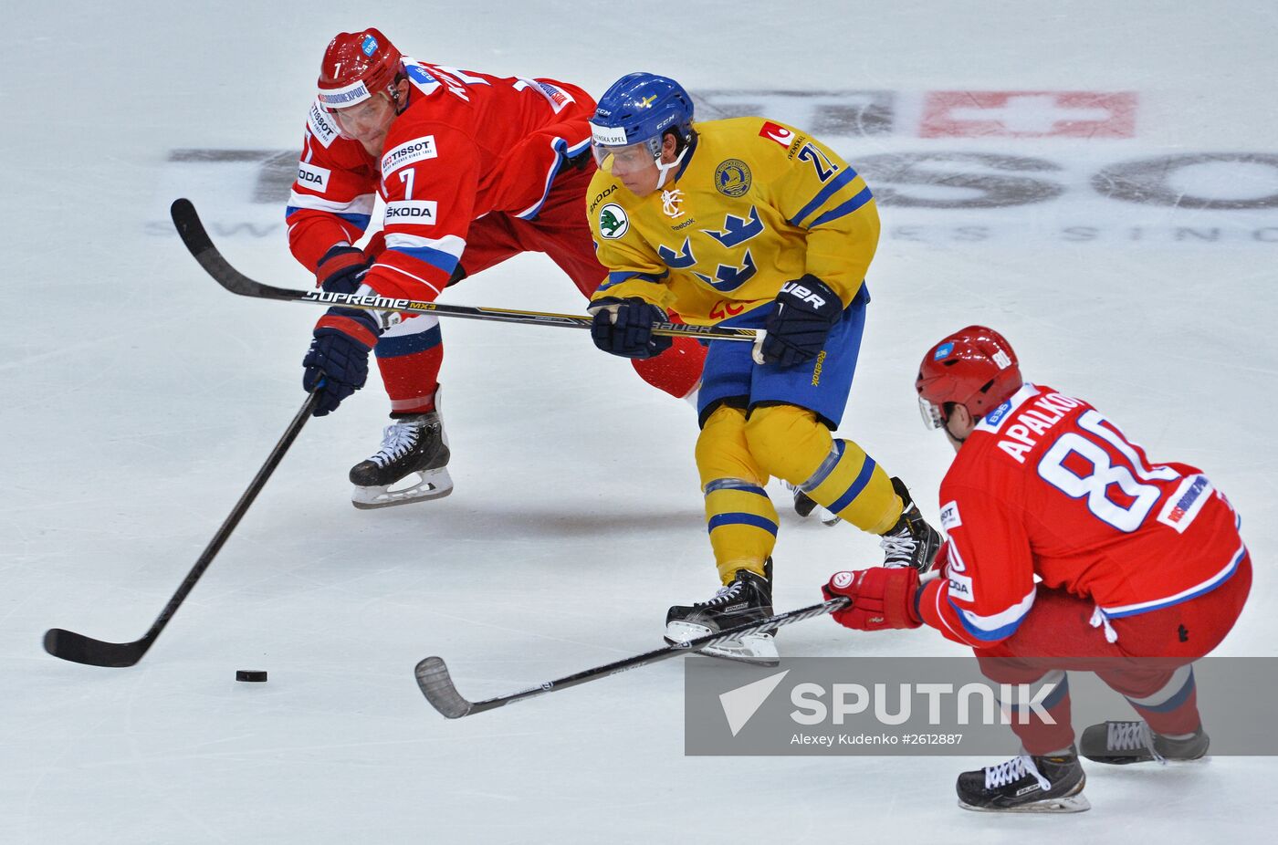 Euro Hockey Tour. Russia vs Sweden