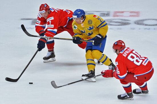 Euro Hockey Tour. Russia vs Sweden