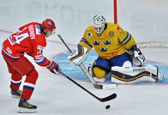 Euro Hockey Tour. Russia vs Sweden