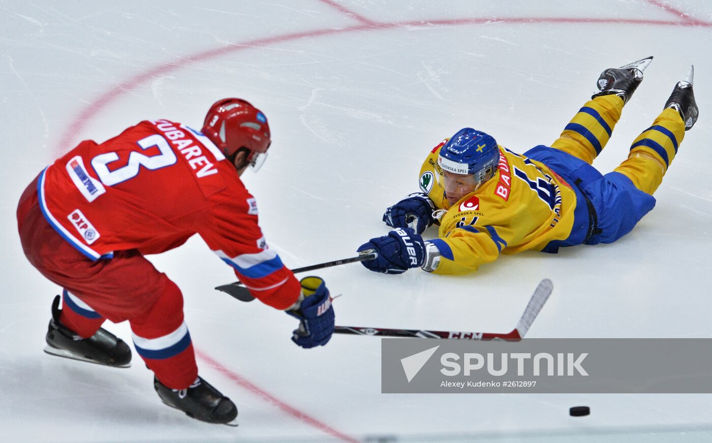 Euro Hockey Tour. Russia vs Sweden