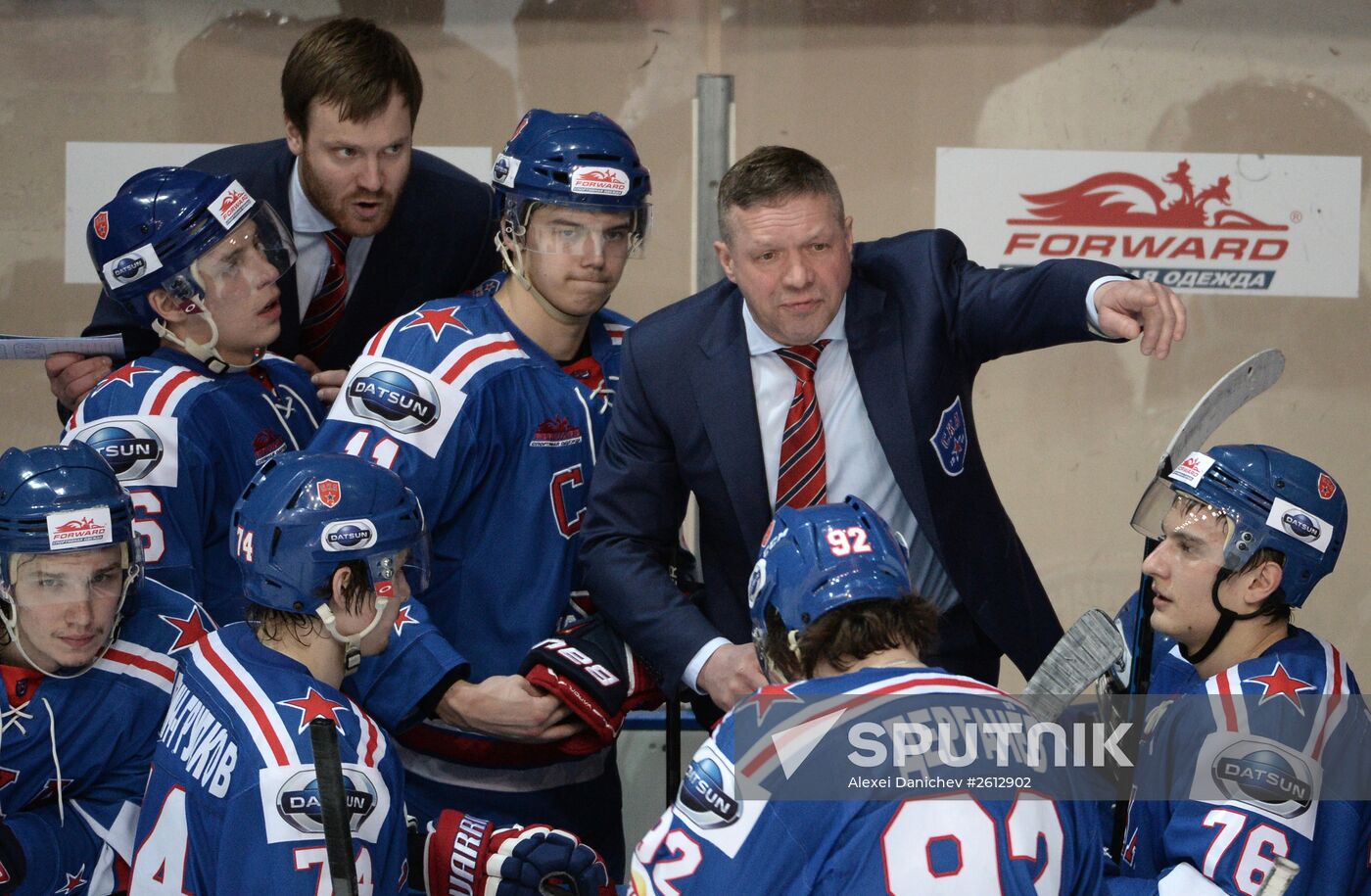 Ice hockey. Junior Hockey League. SKA-1946 vs. Chaika