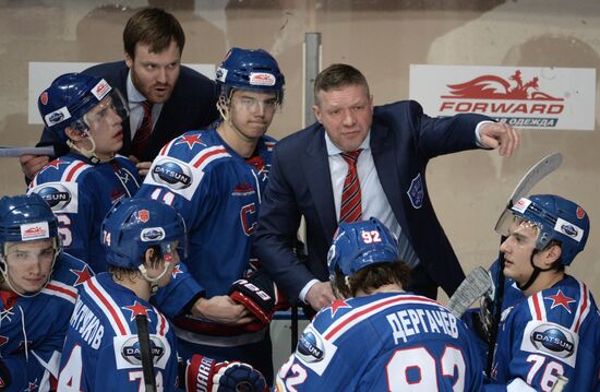 Ice hockey. Junior Hockey League. SKA-1946 vs. Chaika