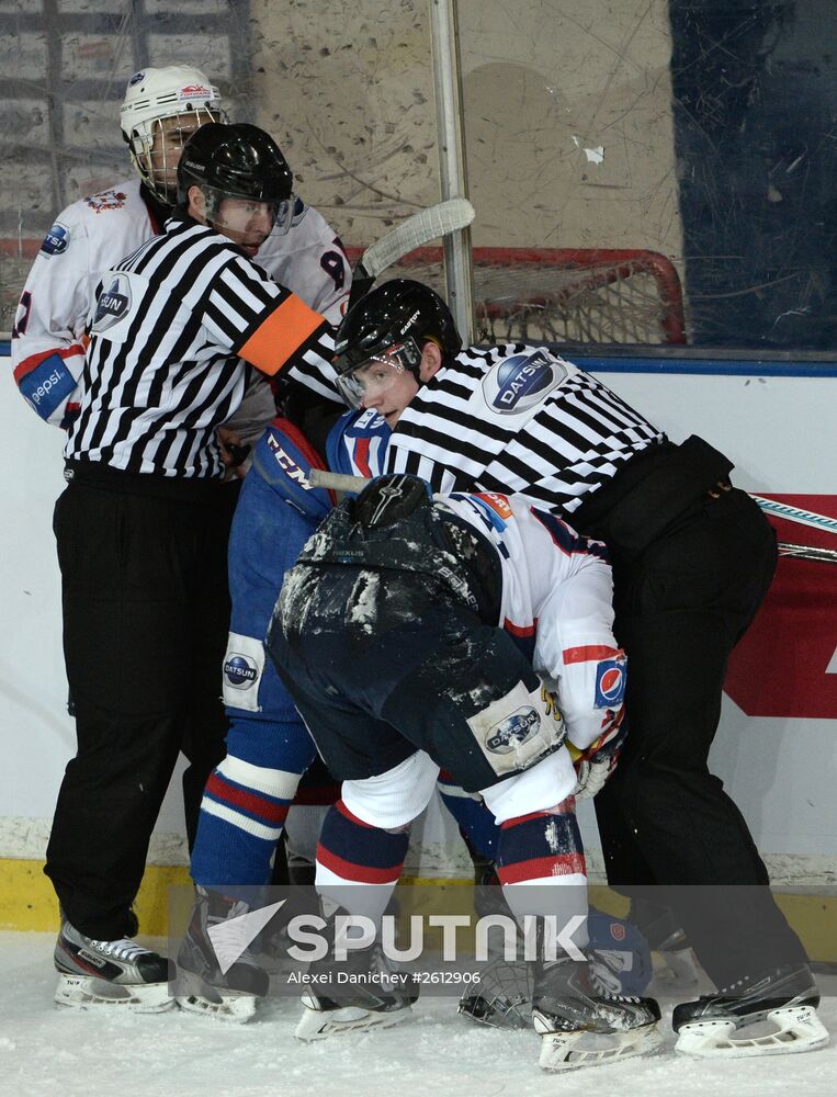 Ice hockey. Junior Hockey League. SKA-1946 vs. Chaika