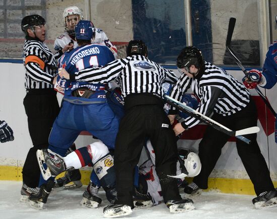 Ice hockey. Junior Hockey League. SKA-1946 vs. Chaika