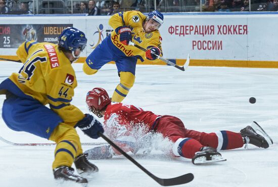 Euro Hockey Tour. Russia vs Sweden