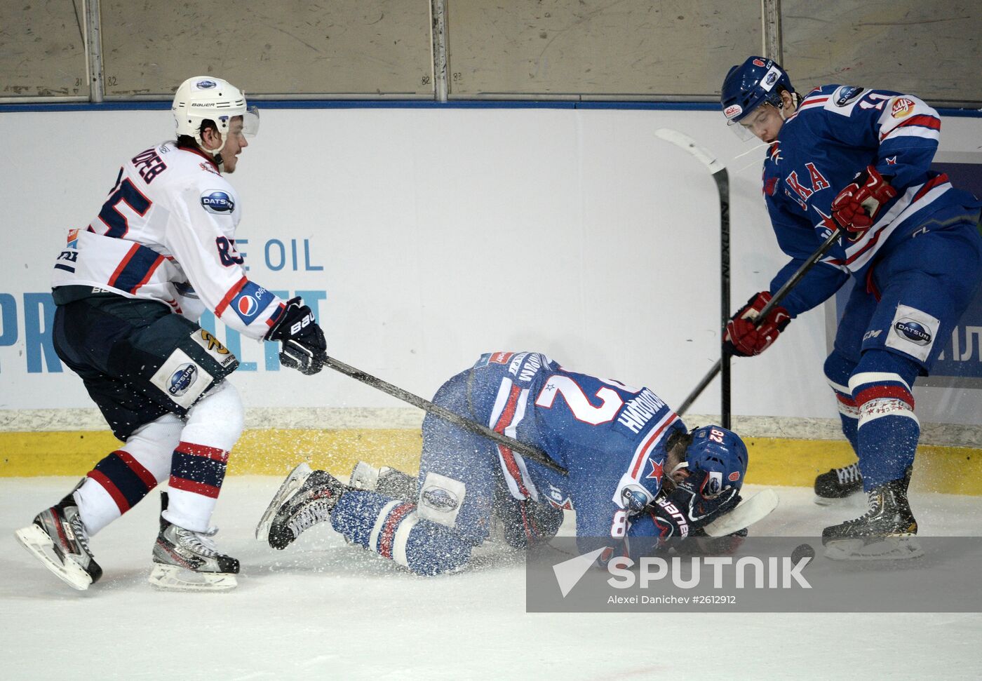 Ice hockey. Junior Hockey League. SKA-1946 vs. Chaika