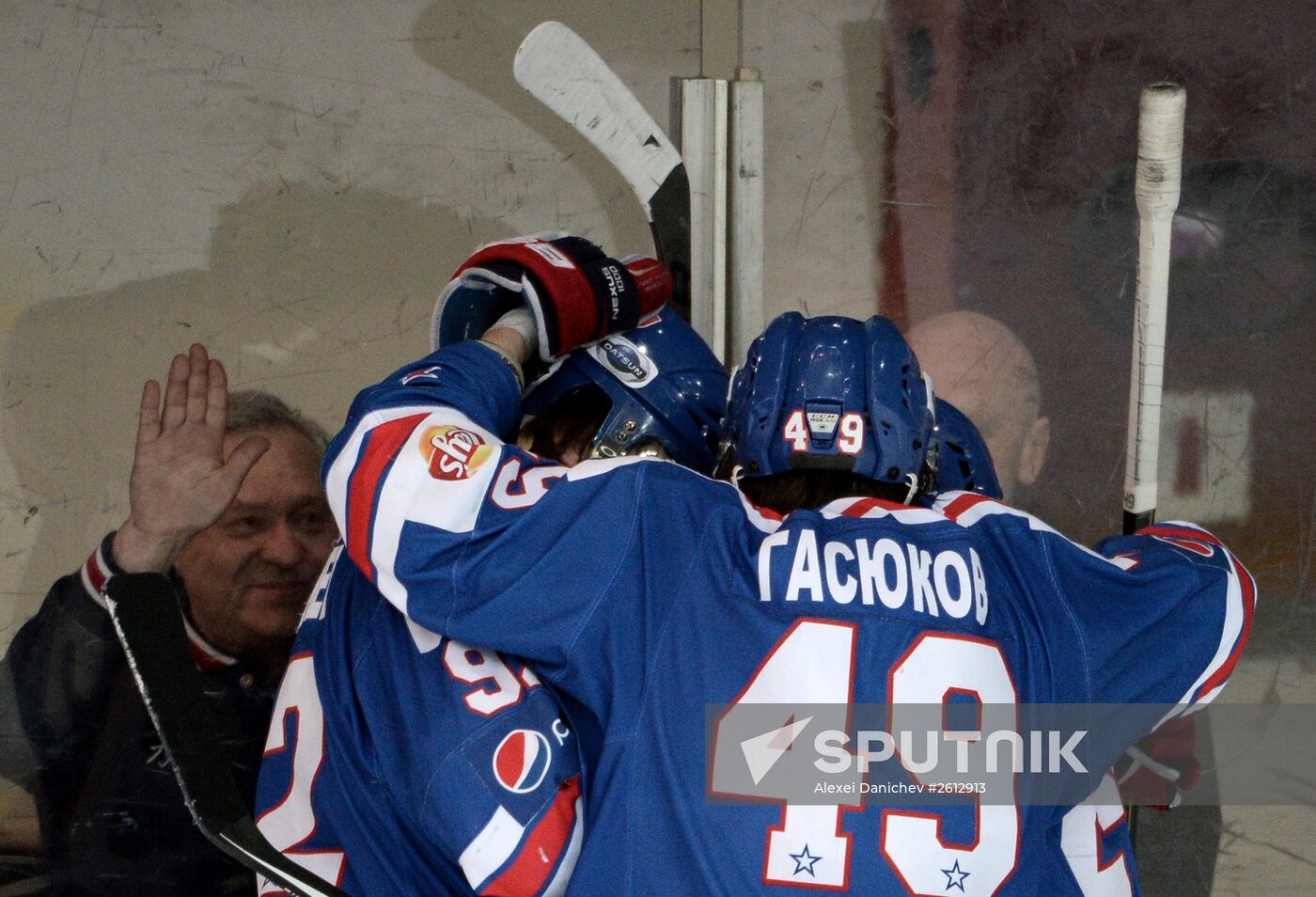 Ice hockey. Junior Hockey League. SKA-1946 vs. Chaika