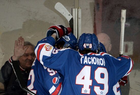 Ice hockey. Junior Hockey League. SKA-1946 vs. Chaika