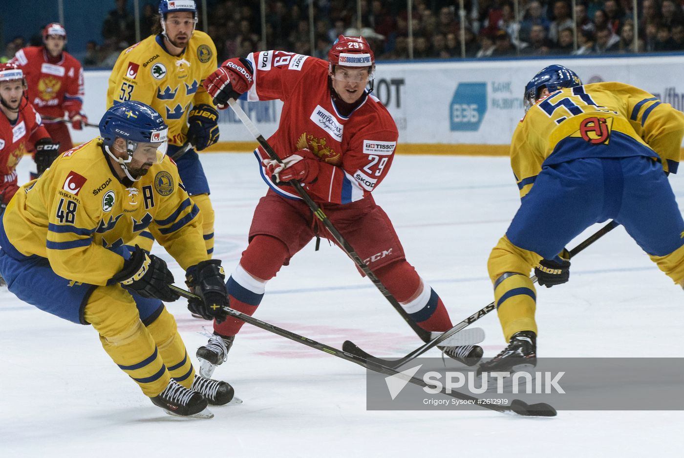 Euro Hockey Tour. Russia vs Sweden
