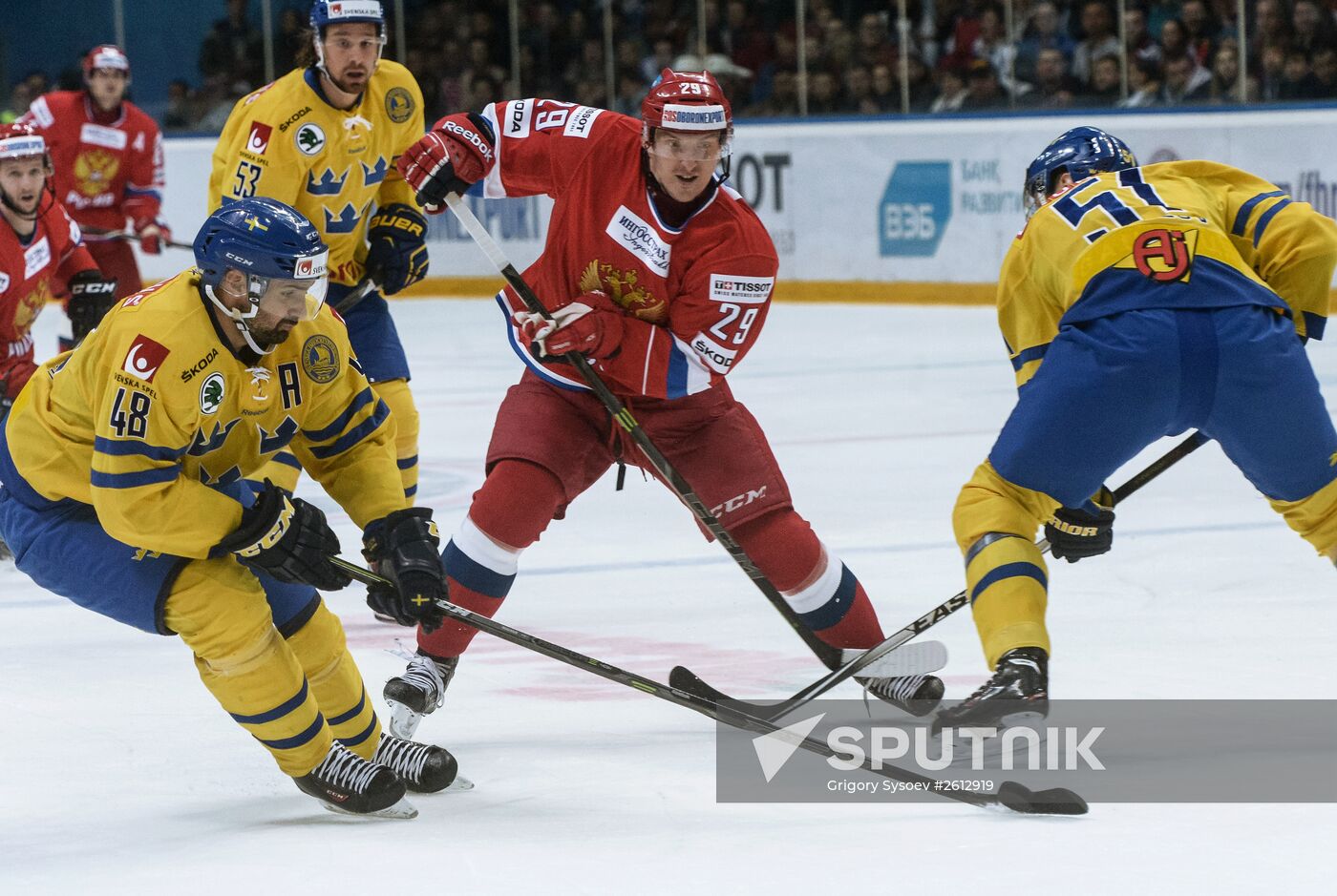 Euro Hockey Tour. Russia vs Sweden