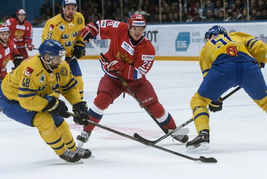 Euro Hockey Tour. Russia vs Sweden