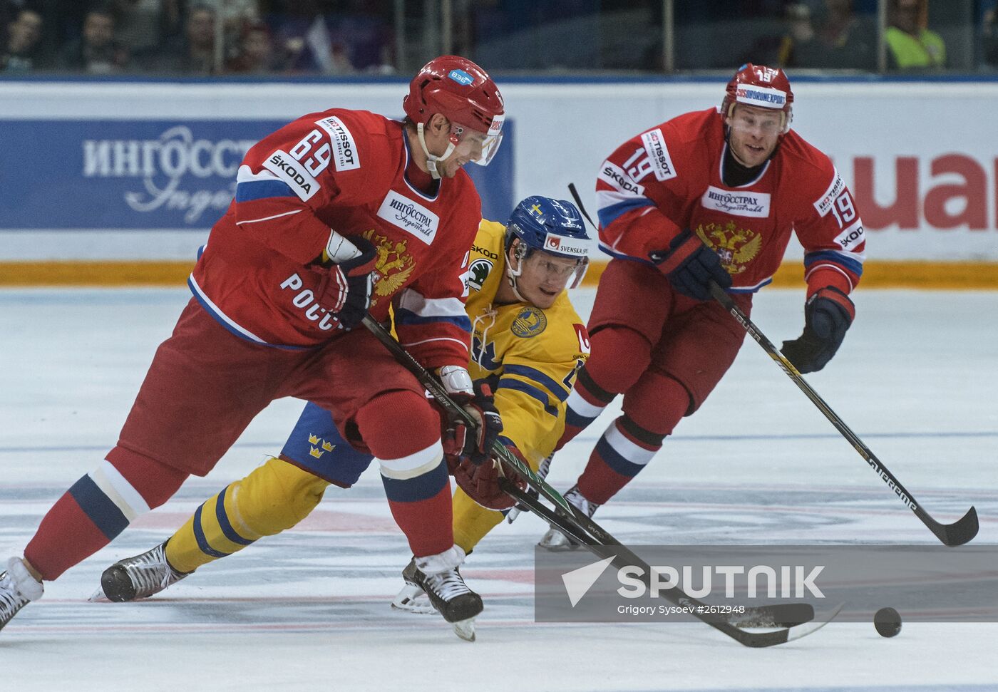 Euro Hockey Tour. Russia vs Sweden