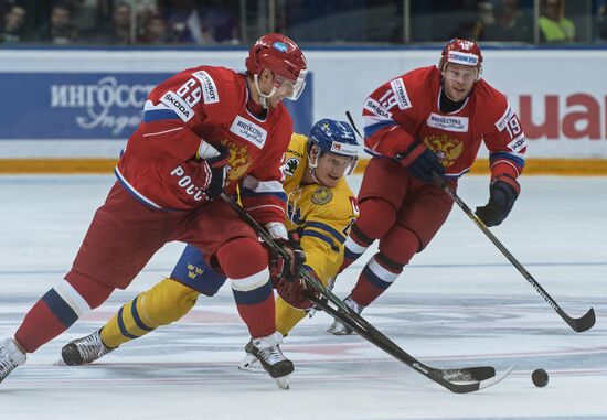 Euro Hockey Tour. Russia vs Sweden