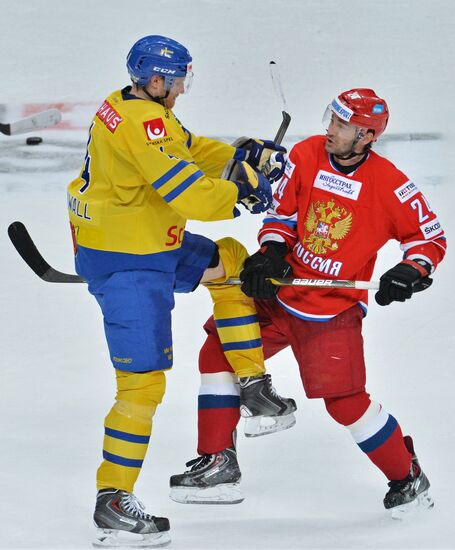 Euro Hockey Tour. Russia vs Sweden