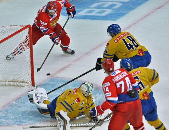 Euro Hockey Tour. Russia vs Sweden