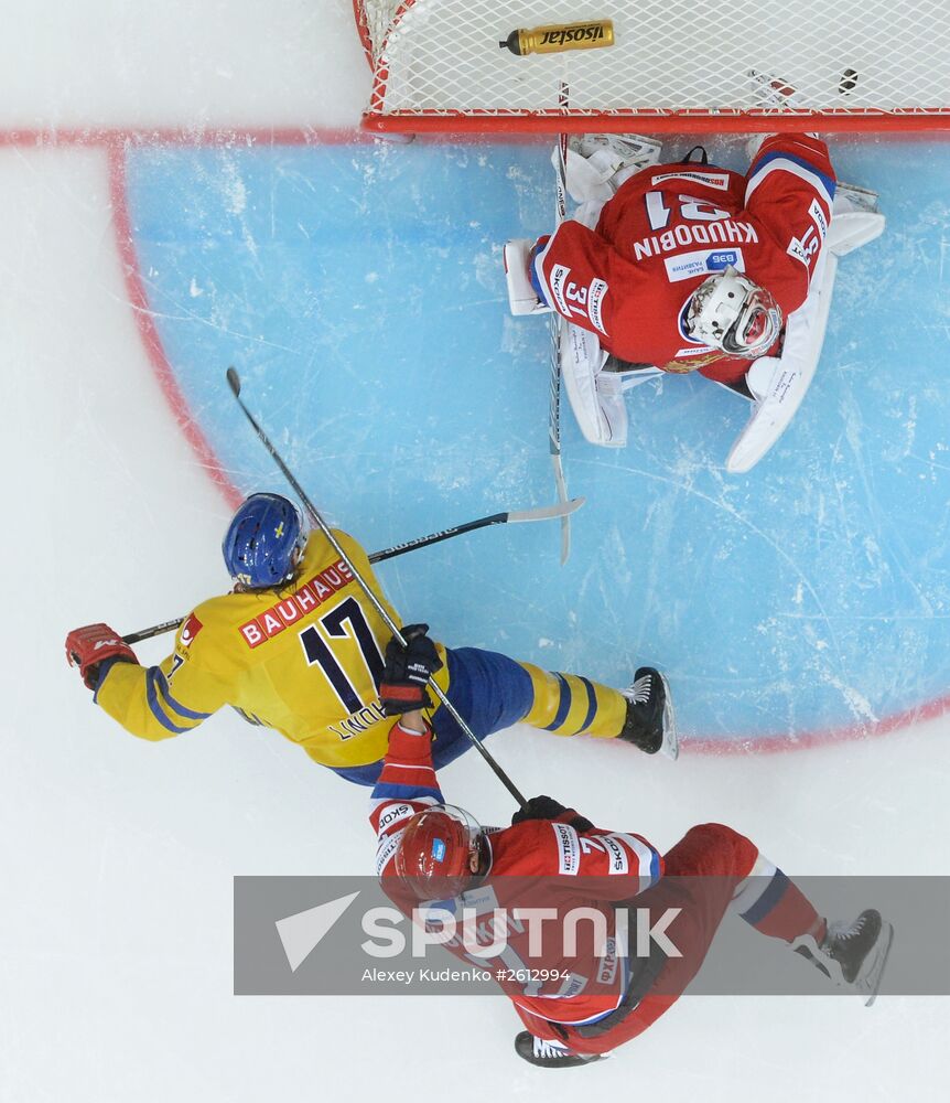 Euro Hockey Tour. Russia vs Sweden