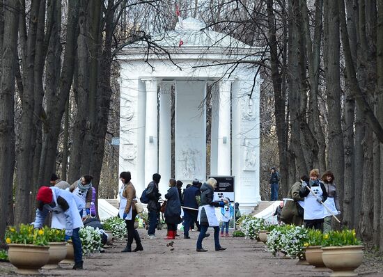 Clean-up Saturday in Moscow