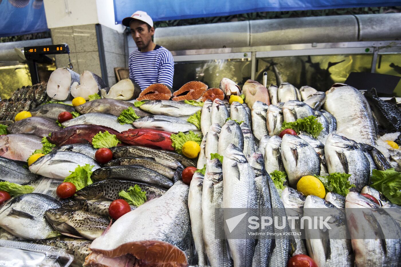 Dorogomilovsky market in Moscow