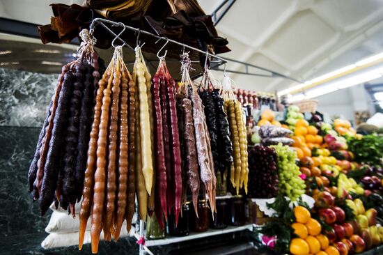 Dorogomilovsky market in Moscow
