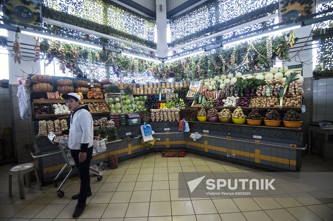 Dorogomilovsky market in Moscow