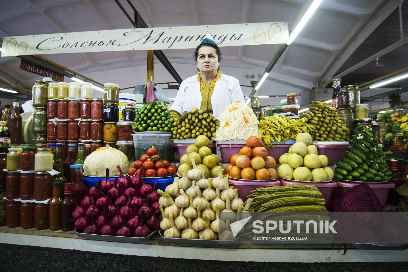 Dorogomilovsky market in Moscow